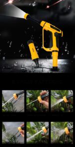 Set pistol pulverizare apa cu furtun - imagine 5