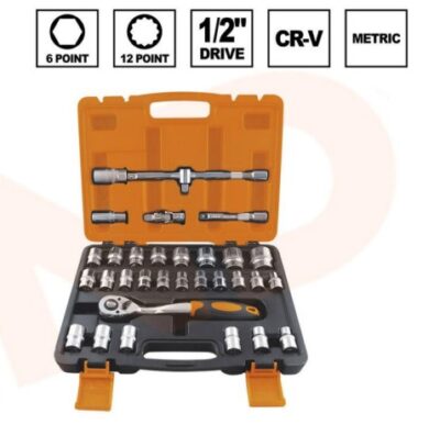 Set Tubulare cu Clichet 32 piese - imagine 2