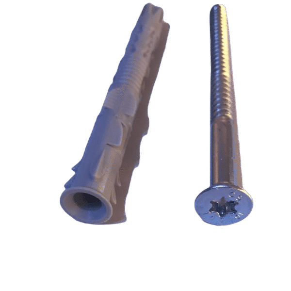 Diblu plastic M10x160,cu surub cap inecat Torx TX40