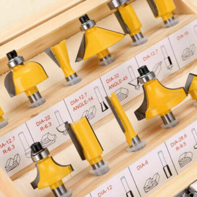 Kit 100 freze prelucrare lemn, gravare - imagine 3