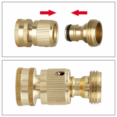 Brass Quick Water 3 4 Water Pipe Joint Set - imagine 2