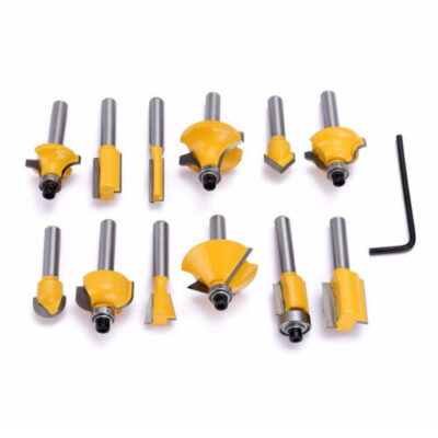 Kit 100 freze prelucrare lemn, gravare - imagine 7