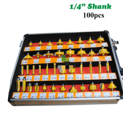 Kit 100 freze prelucrare lemn, gravare - imagine 2