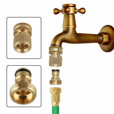 Brass Quick Water 3 4 Water Pipe Joint Set - imagine 4