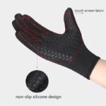 Winter Gloves Touch Screen Riding Motorcycle Sliding Waterproof Sports Gloves With Fleece - imagine 3