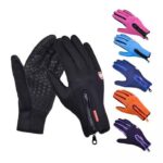 Winter Gloves Touch Screen Riding Motorcycle Sliding Waterproof Sports Gloves With Fleece - imagine 6
