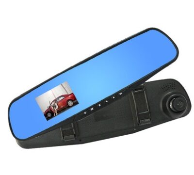 Car Video Camera Driving Recorder With Dual Lens For Vehicles Front & Rear View Mirror - imagine 3