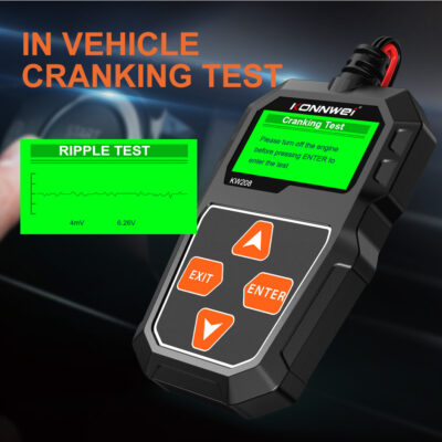 Tester de rezisten?? a bateriei, Konnwei Kw208 - imagine 4