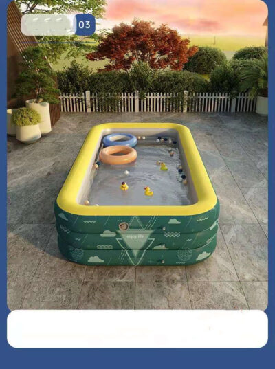 Piscina gonflabila 4,28 x 2,1 x 1,6m - imagine 6