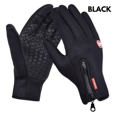 Winter Gloves Touch Screen Riding Motorcycle Sliding Waterproof Sports Gloves With Fleece - imagine 7