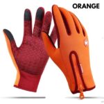 Winter Gloves Touch Screen Riding Motorcycle Sliding Waterproof Sports Gloves With Fleece - imagine 9