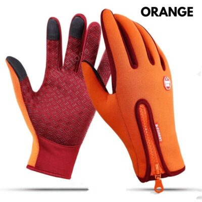 Winter Gloves Touch Screen Riding Motorcycle Sliding Waterproof Sports Gloves With Fleece - imagine 9