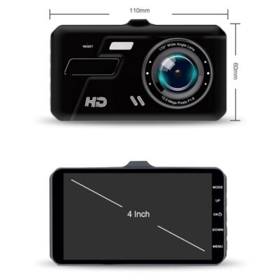 New Product HD Driving Recorder 4 Inch IPS HD Loop Video 1080P - imagine 7