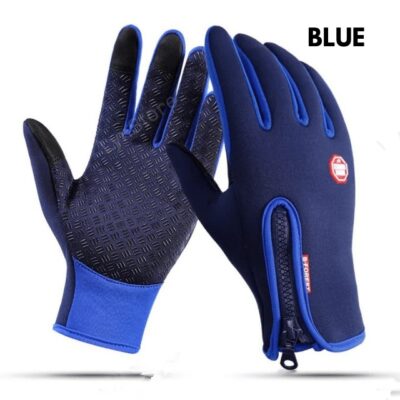 Winter Gloves Touch Screen Riding Motorcycle Sliding Waterproof Sports Gloves With Fleece - imagine 8