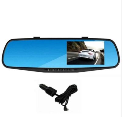 Car Video Camera Driving Recorder With Dual Lens For Vehicles Front & Rear View Mirror - imagine 5