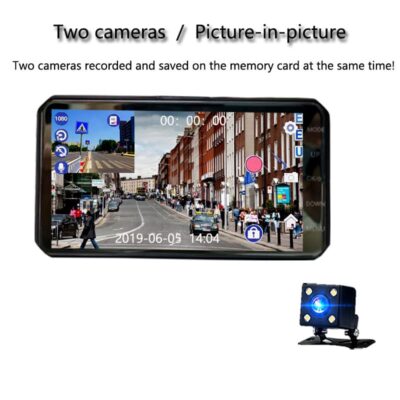 New Product HD Driving Recorder 4 Inch IPS HD Loop Video 1080P - imagine 9