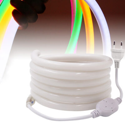 LED Round Light Strip Luminous Flexible Neon Light Decoration Waterproof - imagine 2