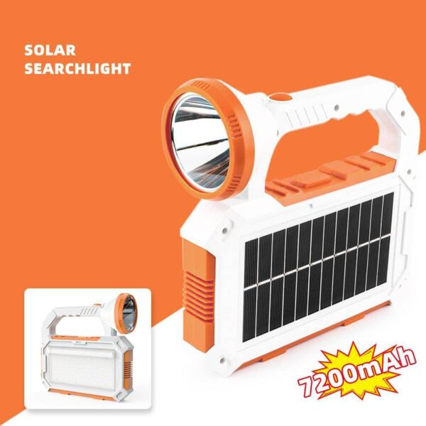Lanterna solare camping multifunctionala, cu LED