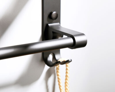 Suport pentru prosoape de baie montat pe perete - imagine 3