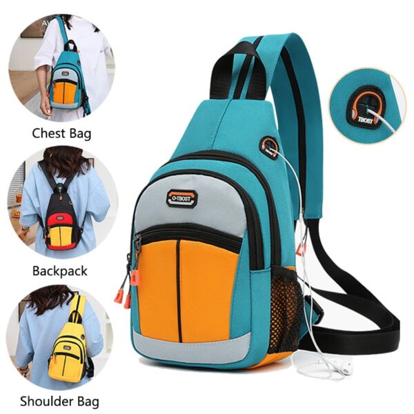 Rucsac sport cu design USB
