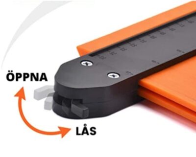 Profile Ruler Radius Ruler Contour Ruler Woodworking Tools - imagine 5
