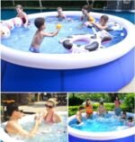Bestway Large Home Inflatable Swimming Pool - imagine 6
