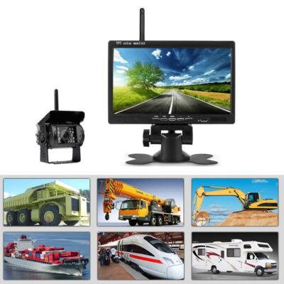 Set 4 camere video cu monitor 7 inch pentru camioane - imagine 5