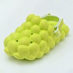 Massage Litchi Peanut Grape Bubble Trendy Child Slippers Children's Hole Shoes - imagine 3