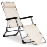 Sezlong 3 pozitii pliabil si telescopic