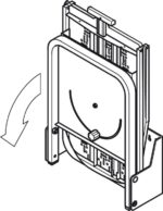 Masa de calcat rabatabila si pliabila - imagine 8