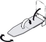 Masa de calcat rabatabila si pliabila - imagine 9