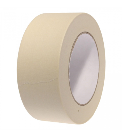 Banda adeziva de hartie, pentru mascare, Galbena 48mm x 30m