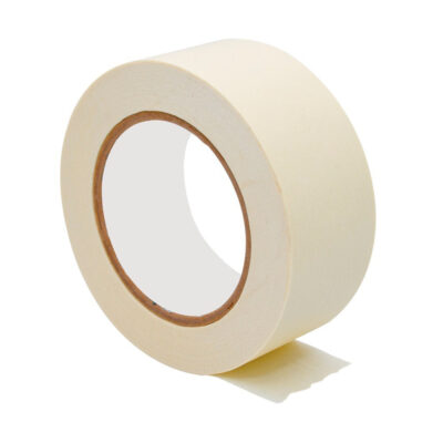 Banda adeziva de hartie, pentru mascare, Galbena 48mm x 30m - imagine 3