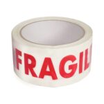 Banda adeziva cu imprimeu Fragile, 45 microni, 50mmx60m - imagine 2