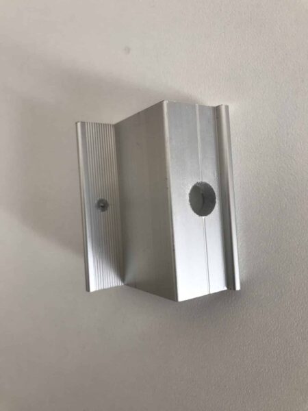 Clema de capat cu stift impamantare pentru fixare panou solar, Silver - imagine 5