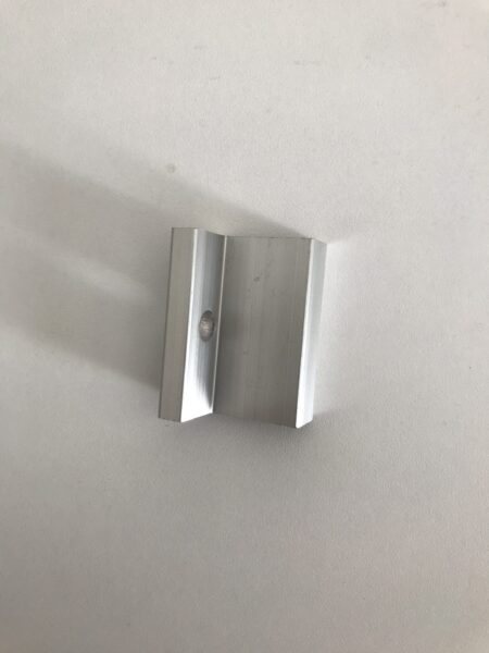 Clema de capat cu stift impamantare pentru fixare panou solar, Silver - imagine 3