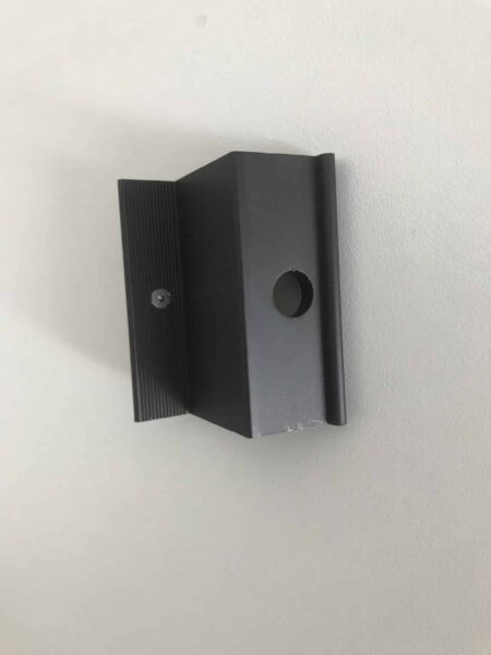 Clema de capat cu stift impamantare pentru fixare panou solar, Negru - imagine 3