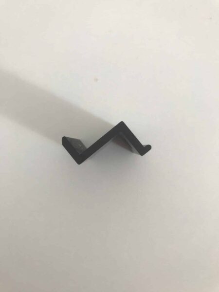 Clema de capat cu stift impamantare pentru fixare panou solar, Negru - imagine 4