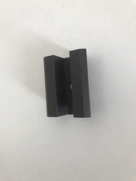 Clema de mijloc cu stift impamantare pentru fixare panou solar, Negru - imagine 3