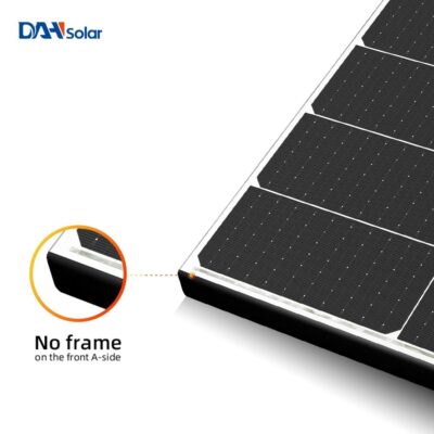 DAH SOLAR DHM-T72*10-BIFACIAL-FS-550 Silver Frame - imagine 2