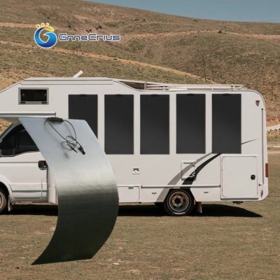 FLEXIBLE SOLAR PANEL FOR CARS- ETFE-180w-FULL BLACK - imagine 5