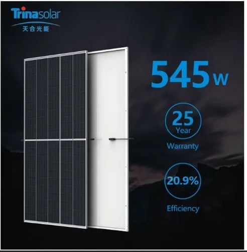 Trina Solar TSM-545DE19-Silver Frame 1500V