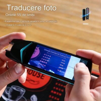Traducator inteligent, portabil-112 limbi, ecran  3,99" - imagine 3