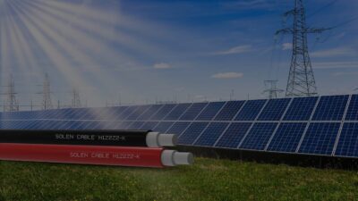 Solar PV Cable Solen 1*6mm2 Red 100m