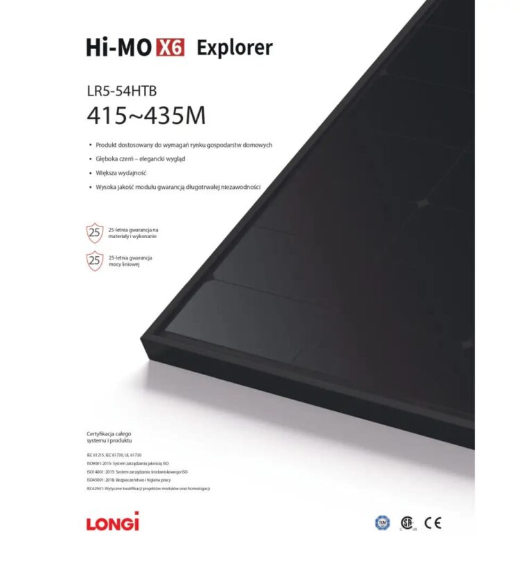 Longi LR5-54HTB-425M-Full Black