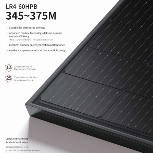 Longi LR4-60HPB-360M-Full Black