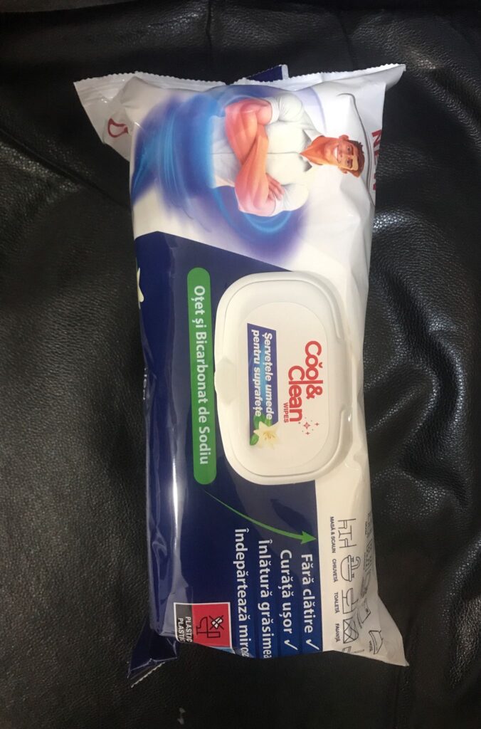 Servetele umede cu otet si bicarbonat 100buc , multi-surface - imagine 3