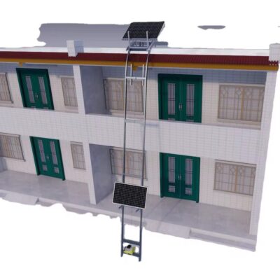 Lift electric cu telecomanda pentru panouri fotovoltaice- maxim 18m - imagine 6