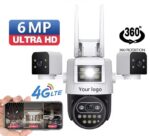 Camera de Supraveghere cu 3 Lentile-Conexiune 4G/WiFi-Wireless-SD card 128Gb - imagine 5