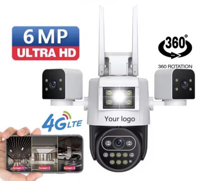 Camera de Supraveghere cu 3 Lentile-Conexiune 4G/WiFi-Wireless-SD card 128Gb - imagine 5